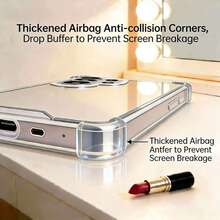适用于三星 Galaxy A16 A26 A36 A56 A17 A37 A57 S25 S25Plus S25Urtra S26 S26Ultra S26Plus S25FE S21 S21FE S21Urtra S22 S22Urtra S22Plus S23FE S23 S23Urtra S23Plus S24 S24Urtra S24Plus A07 A15 A25 A35 A55 A14 A24 A34 A54 的豪华防摔化妆镜手机壳，国际版，非国内版 - 銀色 - 查看 5