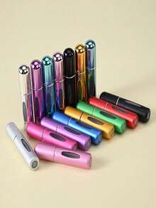 1-Piece 5ml Elegant Self-Pumping Portable Perfume Atomizer, Refillable Travel-Size Fragrance Spray Bottle With Leak-Proof Nano Fine Mist Sprayer For On-The-Go Scent Touch-Ups, Perfect For Daily Commute, Business Trips, Gym Bag, Purse, Date Nights, Weekend Getaways, Wedding Events, Office Desk, Flight Carry-On, Vacation, Evening Outings, Work, School, And Special Occasions For Women, Men, Travelers, Professionals, And Students - 黑色 - 查看 11