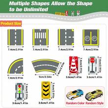 3-6 Years Old Kids Magnetic Road Magnetic Crane Car Toy Magnetic Building Blocks Creative Educational Toy, Birthday Gift - Set - View 8