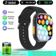 Smart Watch, Wireless Calling /Dial, Multi -Sport Mode, Calling Reminder And Rejection,Information Reminder,SMS Reminder,For IPhone/Andriod - 彩色 - 查看 13