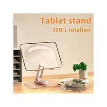 360° Rotating Acrylic Tablet Desktop Stand, Compatible With IPad Pro 9.7, Air 4, 5, Mini 6, 11, Tablet - Multicolor - View 8