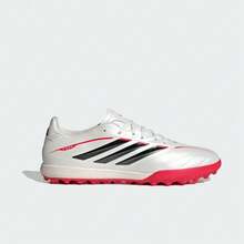 Adidas COPA PURE IV LEAGUE TF Football Shoes, Low-Top, JQ0477, Unisex - Black and White - View 1