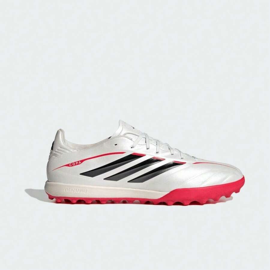 Adidas COPA PURE IV LEAGUE TF Football Shoes, Low-Top, JQ0477, Unisex - Black and White - View 1