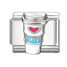 1pc DIY Italian Modular Bracelet Kit, Decorated With Pentagram, Candy, Heart Elements, Suitable As Party Gift For Friends/Couples, Applicable For Christmas, New Year, Halloween, Valentine's Day, Charming Design, Stainless Steel Jewelry, Local , Practical & Fashionable, Christmas & Halloween Essential, Steady Autumn Tone, Christmas Style - M291878 - View 13