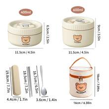 Caja térmica para el almuerzo de acero inoxidable 304, caja bento portátil con asa, calentamiento con microondas y agua caliente, recipiente sellado y a prueba de fugas para ensalada de frutas y almacenamiento de alimentos, contenedores de almuerzo aislados adecuados para estudiantes y adultos en la escuela, la oficina, campamentos al aire libre, picnics, viajes y vuelta al colegio - Multicolor - Ver 14