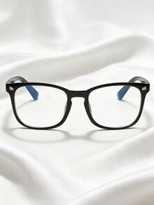 Two-Pack Of Black And White Clear, Simple And Stylish Glasses - Suitable For Teenagers To Use While Reading. - Black and White - View 3