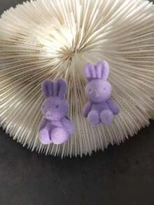 Bộ 10/5/1 tượng thỏ thêu mini nhiều màu sắc mùa xuân, tượng thỏ ngồi thêu 3D trang trí, tượng thỏ Phục Sinh mini, đồ trang trí ngày lễ hình thỏ dễ thương, đồ nhồi giỏ quà, tượng trang trí tiệc, trang trí cây cảnh, trang trí sân vườn ngoài trời, trang trí nhà cửa (Màu ngẫu nhiên) - A - Xem 8
