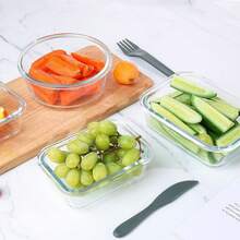 32-Piece Glass Food Storage Containers (16 Glass Bowls + 16 Lids) With Upgraded Snap Locking Lids – Airtight Lunch Containers, Suitable For Microwave/Oven/Refrigerator/Dishwasher (Blue) - 藍色 - 查看 5