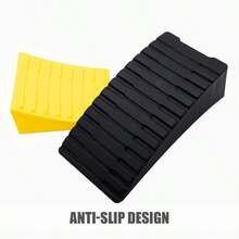 2 套房车调平块、露营车稳定器、卡车车轮挡块，7 件套带收纳袋，包含 2 个防滑橡胶垫，最大承重 35,000 磅（16 吨） - 16 Tonne - 查看 6