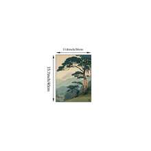 1幅冲绳复古风帆布画，日本旅行风景海报 - 边户岬天际线装饰画，适用于卧室、客厅、办公室或宿舍，适合作为送给女性的礼物，可选择带框或不带框。 - 彩色 - 查看 11