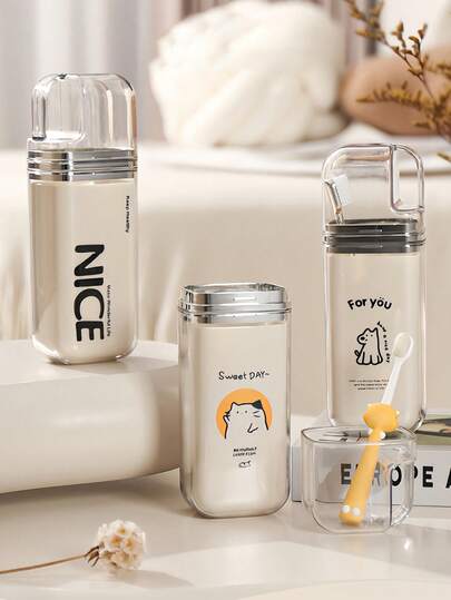 Portacepillos de dientes de gran capacidad con tapa, caja de almacenamiento de viaje higiénica y a prueba de polvo para cepillos de dientes, portapastas de dientes portátil, adecuado para hombres y mujeres, camping al aire libre, vuelta al colegio, artículo de viaje esencial, estante para cepillos de dientes imprescindible para vacaciones