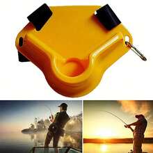 1pc Adjustable Heavy Duty Fishing Support Belt, Quick Release Fishing Fighting Belt, Lightweight ABS Material Suitable For Boat, Shore, Saltwater/Freshwater Fishing, Provides Stable Rod Support, Reduces Hand Fatigue, Enhances Fishing Experience - Multicolor - View 3