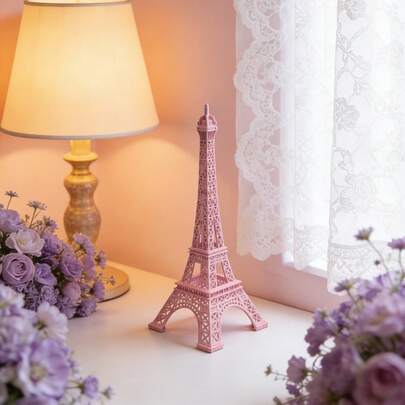 1pc Metal Eiffel Tower Decor, Romantic Home Decor, Holiday Gift