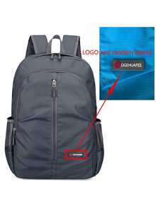 Outdoor Casual Large Capacity Lightweight Foldable Backpack, Suitable For Outdoor Sports, Travel, Hiking, Made Of Nylon Fabric - A - View 10