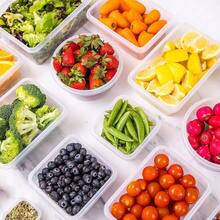 24X Clear Plastic Food Containers With Lids Microwave Freezer  Storage Boxes - Clear - View 8