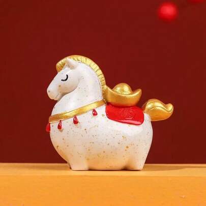 1个可爱卡通财运摆件，办公桌装饰，风水摆件，寓意吉祥，新年礼物，送给同事、男女朋友（管道、机械、办公桌配件）房间装饰家居摆件家居微缩物件