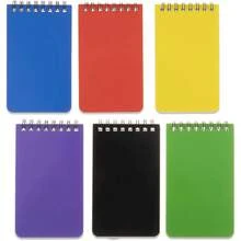 Cuaderno espiral portátil 75105mm 80 hojas cuadriculadas tapa PP multicolor (Un Cuaderno en Color Aleatorio) - 1 pieza - Ver 1