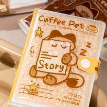 1 cuốn sổ tay A7 mềm mại, có khóa bấm, 192 trang, thích hợp làm sổ vẽ, nhật ký giảm căng thẳng, sổ tay dày dặn có bút dạ, nhật ký du lịch, bìa mềm, kiểu dáng Kawaii, quà tặng đặc biệt, quà tặng lễ hội. - A7 - Xem 8