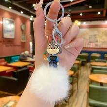 Disney Zootopia 2 Plush Keychain, New Cute Cartoon Doll Party Decoration, Adorable Anime Backpack Pendant, Fashionable Portable Accessory, Multifunctional Zootopia Themed Car Charm, DIY Girlfriend/Couple/Valentine's Day/New Year Gift, Small Accessory Keychain Bag - Multicolor - View 17