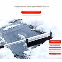 可伸缩雪刷带玻璃刮刀，汽车雪铲，冬季除雪除冰工具 - 雪鏟1pcs - 查看 1