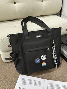 Large Capacity Casual Versatile Tote Bag For Daily Commute - Multicolor - View 11