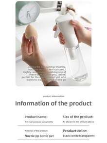Continuous Spray Bottle 500ml, Ultra Fine Mist Hair Spray Bottle, Refillable Leak-Proof Empty Sprayer, Multipurpose Mister For Hair Styling Facial Mist Plant Watering Household Cleaning, Professional Barber Salon Tool & Garden Mister, Must-Have Daily Essentials For Kitchen Bathroom Travel, Space-Saving Versatile Sprayer - 500ml (Màu trắng trong suốt) - Xem 7