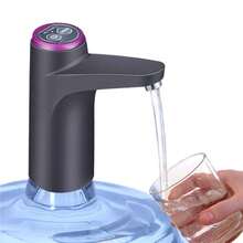 1pc USB- Electric Water Pump For 2/3/4/5 Gallon Bottles With LED Display - Portable Hands-Free Drinking System, Compatible With Large Water Jugs For Home, Camping, Office (USB Rechargeable Electric Water Pump) - Black - View 11