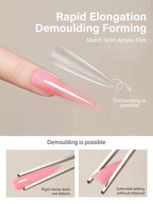 1件/6件装美甲延长胶套装，包含多种延长胶，包括丙烯酸延长胶、指甲油等。持久耐用，半永久UV凝胶，无香型，易于涂抹。高品质美甲增强产品，适合DIY美甲沙龙和家庭使用，是理想的礼物之选，四季皆宜。 - 彩色 - 查看 2