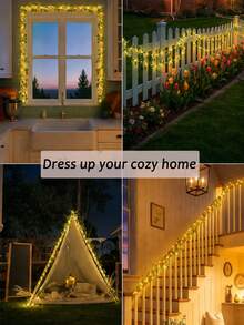 100/50/20 LED Guirlande lumineuse solaire à lierre vert avec crochets d'escalade, lumières de lierre pour chambre, guirlandes de fées, 8 modes d'éclairage pour différentes expériences de rêve, souples et pliables dans n'importe quelle forme. Convient pour la décoration intérieure, la clôture d'intimité, le mur, le patio, le jardin, la décoration de balcon, la décoration murale de chambre, la rénovation de chambre d'étudiant - Pothos solaire + crochet - Voir 12