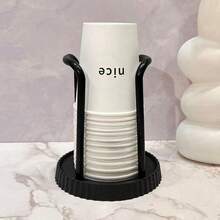 Disposable Cup Dispenser, Cute Multifunctional Desktop Cup Holder, Suitable For Bar And Living Room - Multicolor - View 2