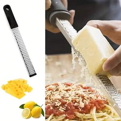 Lemon Grater, Cheese Grater, Multifunctional Stainless Steel Garlic Grater, Manual Ginger Grater, Creative Cheese Grater, Vegetable Grater, Kitchen Gadgets