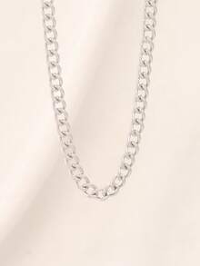 100厘米不锈钢侧链项链，简约18K镀金项链，男女皆宜 - 項鍊 - 查看 8