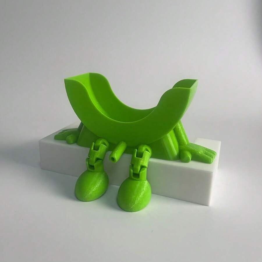 1pc New Smiling Face 3D Print Sponge Holder - Creative & Fun Draining Storage Rack, Cute Storage Rack Base (Sponge Not Included) - Multicolor - View 1