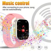 Smart Watch, Wireless Calling /Dial, Multi -Sport Mode, Calling Reminder And Rejection,Information Reminder,SMS Reminder,For IPhone/Andriod - 彩色 - 查看 4