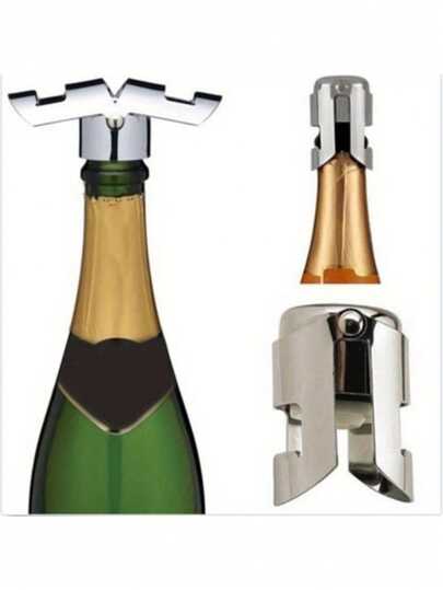 Professional Stainless Steel Champagne Sparkling Wine Bottle Sealer Stopper
