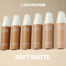 LANGMANNI柔雾遮瑕粉底液：全效遮瑕，无油配方，持久妆效 - 彩色 - 查看 9