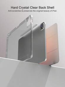 TPU Leather Flip Cover Case For IPad A16 11th/10th, 9th/8th/7th 10.2", Air 10.9"/11", Pro 11", Air 13", Pro 12.9", Light Gray - Light Grey - View 7