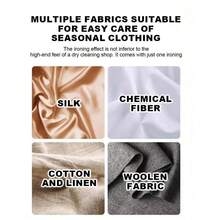 SOKANY 3065 Multifunktionaler Haushaltsdampfbürste, 1470W Hochleistung, schnelles Aufheizen, 120ml großer Behälter, 360° Bügeln aus allen Winkeln (faltbar), LED-Kontrollleuchte, praktisch zum Bügeln von Kragen und Knöpfen, geeignet für den Hausgebrauch, entwickelt für Geschäftsprofis - EU E-Typ Stecker (220-240V) - Übersicht 10