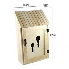 OISE ART STORE Cassetta Porta Chiavi Postale Legno Portachiavi Appendichiavi Key Box Decoupage - - Multicolore - Visualizzare 4