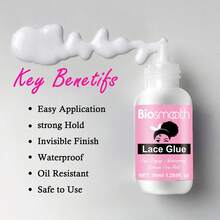 4pcs Wig Installing Kit- 60ml Melting Spray,38ml Lace Glue,30ml Lace Glue Remover And Lace Band - 4pcs假髮 - 查看 6