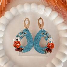 1 PC Retro Coconut Tree Elephant Pattern Polymer Clay Texture Roller, Polymer Clay Earring Making Roller - Very Suitable For Making Polymer Clay Texture Sheets - GL248 - View 7