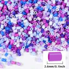 1100颗2.6毫米迷你熔珠像素拼图铁珠熔珠DIY高品质手工礼品 - 拼豆豆 - 查看 6