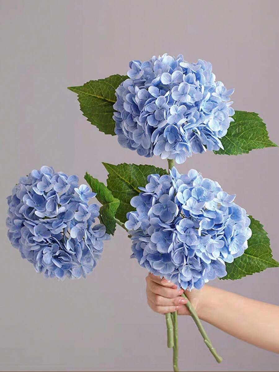 18/9pcs Artificial Hydrangea Bouquet - Realistic Silk Hydrangeas, Perfect For DIY Wedding Bouquets, Bridesmaid Decor, Home And Office Decoration (Living Room, Kitchen, Garden, Hotel), Mother's Day, Birthday And Valentine's Day Gift Ideas, Room Arrangement, Home Beautification, Spring Decor, Bedroom Accents, Wedding Venue Decor, Garden Landscaping, Outdoor Corridor Decor, And Mother's Day Gifts For Female Elders