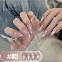 M MIANEL 10ml 果冻粉色猫眼磁性凝胶指甲油，2026 新款美白透明裸粉色指甲油，粉色指甲凝胶，美甲用品，美甲沙龙理想之选，情人节礼物 - 彩色 - 查看 15