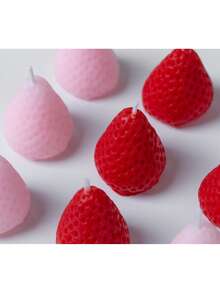 4/6/9支装草莓香薰蜡烛仿真水果香薰礼盒大豆蜡可爱生日礼物 - 1PC - 查看 7
