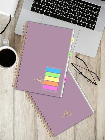 Trees Caderno A5 sem data com linhas – 108 páginas, ideal para anotações diárias e semanais, planejamento de reuniões, diário pessoal e estudos. Design minimalista para uso em casa, no escritório e na escola.