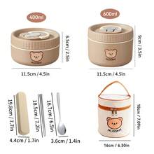 Caja térmica para el almuerzo de acero inoxidable 304, caja bento portátil con asa, calentamiento con microondas y agua caliente, recipiente sellado y a prueba de fugas para ensalada de frutas y almacenamiento de alimentos, contenedores de almuerzo aislados adecuados para estudiantes y adultos en la escuela, la oficina, campamentos al aire libre, picnics, viajes y vuelta al colegio - Multicolor - Ver 19