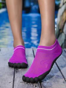 New Women's Water Shoes; Beach Shoes, Quick-Dry Wading Shoes, Sandals, Outdoor Swimming Shoes, Diving Shoes, Non-Slip Lightweight Water Shoes; Women's Wading Shoes - Purple - View 6