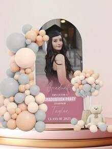Customized Elastic Arch Cover - Graduation Arch Background Cover, Suitable For Rounded Backdrop Frame Stand, Birthday Party Wedding Arch Background Cover, Multiple Sizes Available, Customized Wedding & Event, Photo Booth Backdrop - Multicolor - View 7