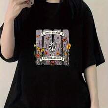 1pc/2pcs/3pcs Skull & Butterfly Style Heat Transfer Patches, Iron-On And Washable, Applicable To T-Shirts, Jeans, Sweaters, Handbags, Pillows, Cushions - L+S - View 6